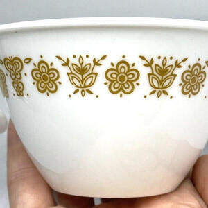 Corelle Butterfly Gold Hook Handle Coffee Tea Cups Corning Vintage Set‎ of 6